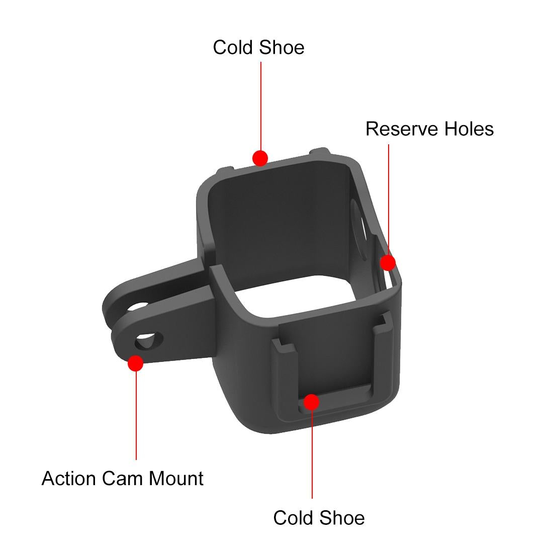 Expansion Bracket For Dji Pocket 3 - Compact Design-1915196512703483907