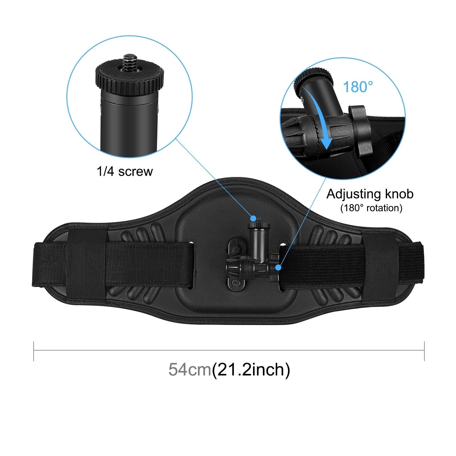 Universal Waist Belt Mount For Action Cameras-1915197187097235457