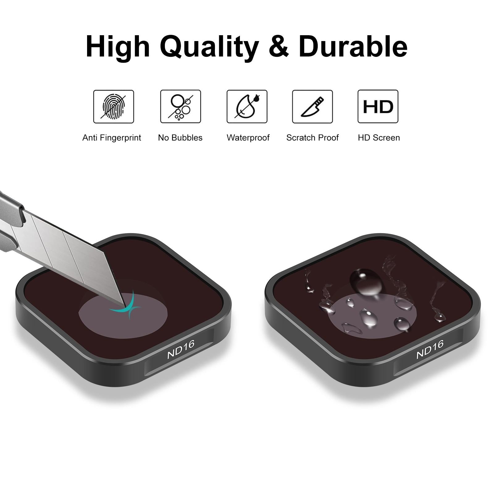 Compatible With Hero12 / 11 / 10 / 9 Gopro Action Camera Lens Filter-1915198422806302721