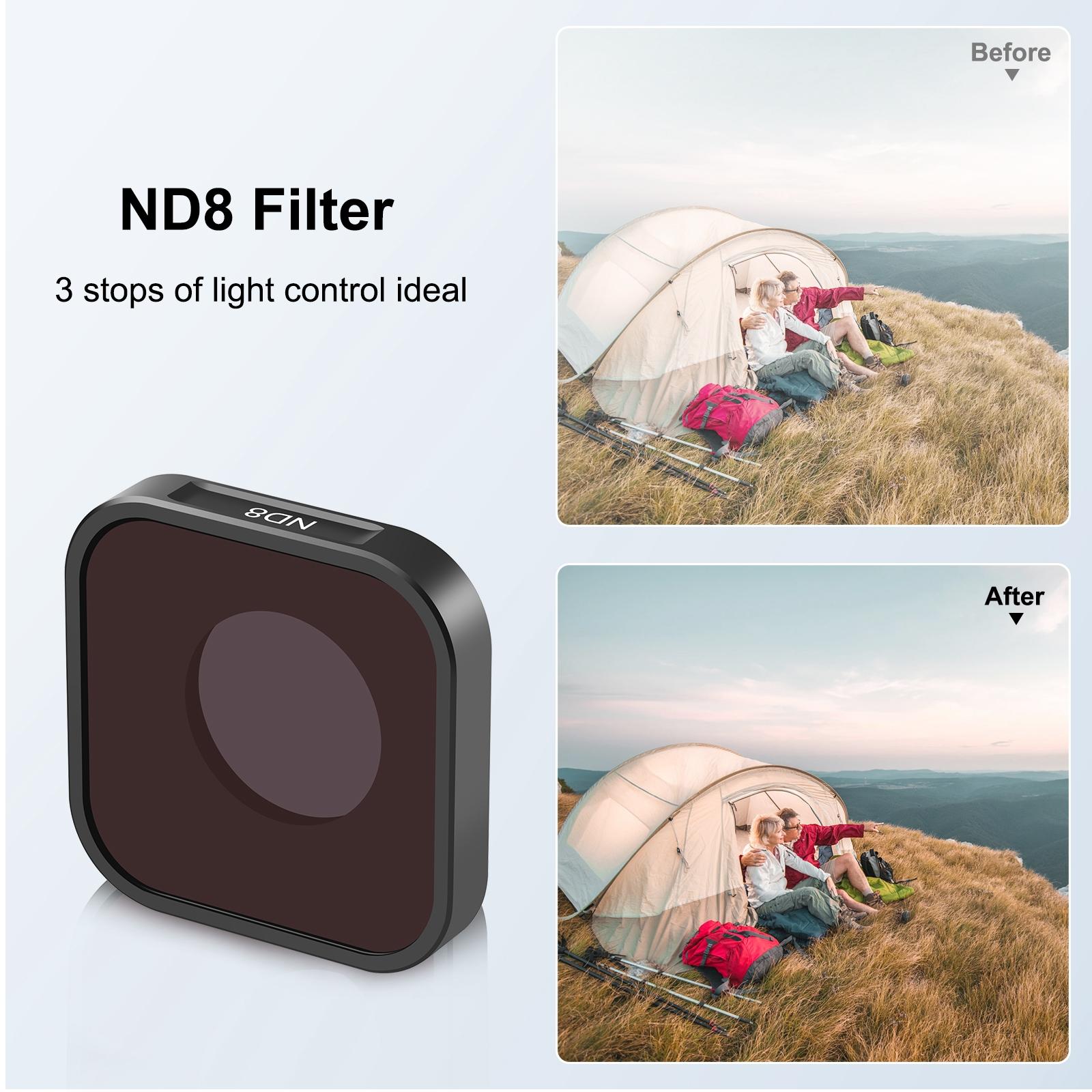 Compatible With Hero12 / 11 / 10 / 9 Gopro Action Camera Lens Filter-1915198422806302724