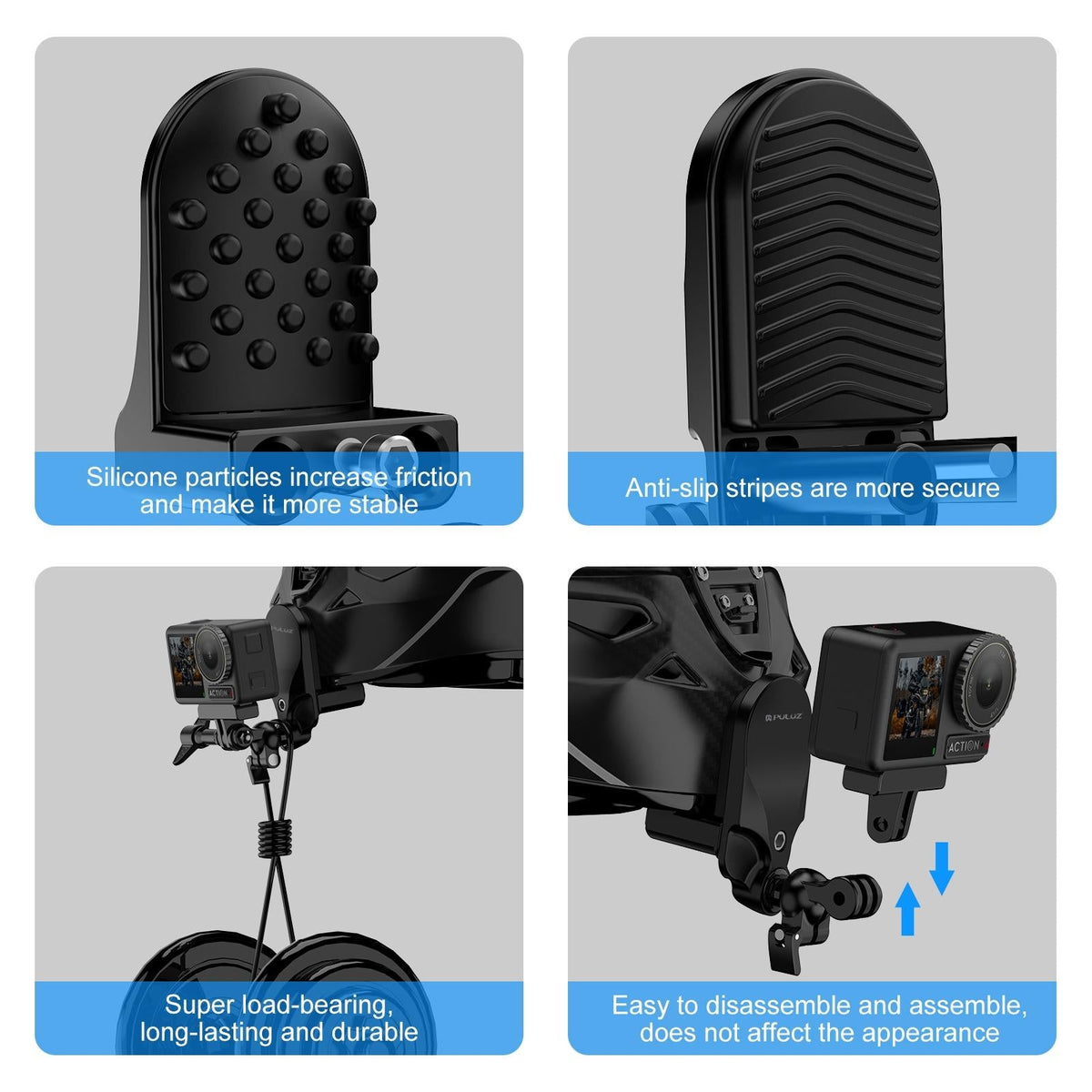 Universal Motorcycle Action Camera Mount For Gopro And Others-1915196795877724164