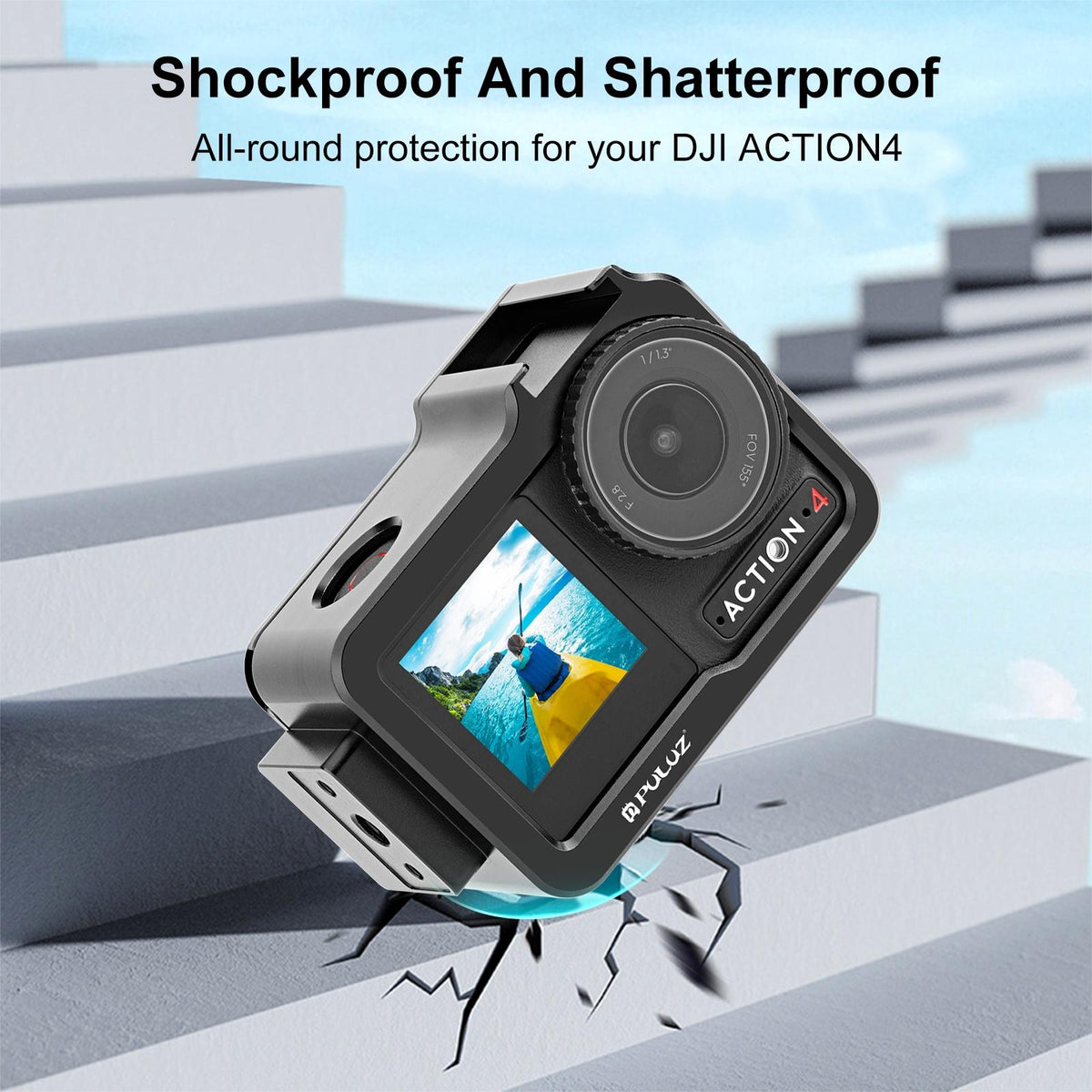 Universal Cold Shoe Adapter For Dji Action Camera-1915196805885333509