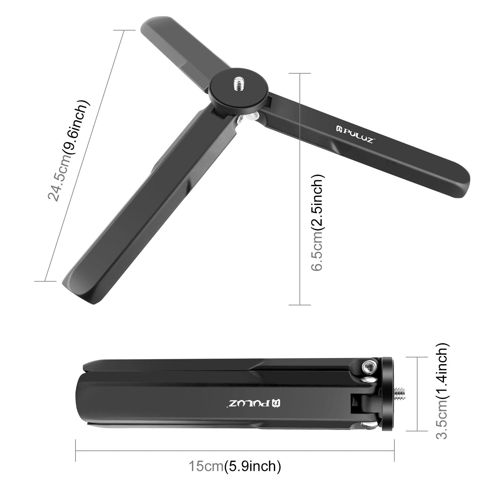 Lightweight Tripod For Dji Pocket 3 And Insta360 X4 - Aluminum Alloy-1915196502721040387