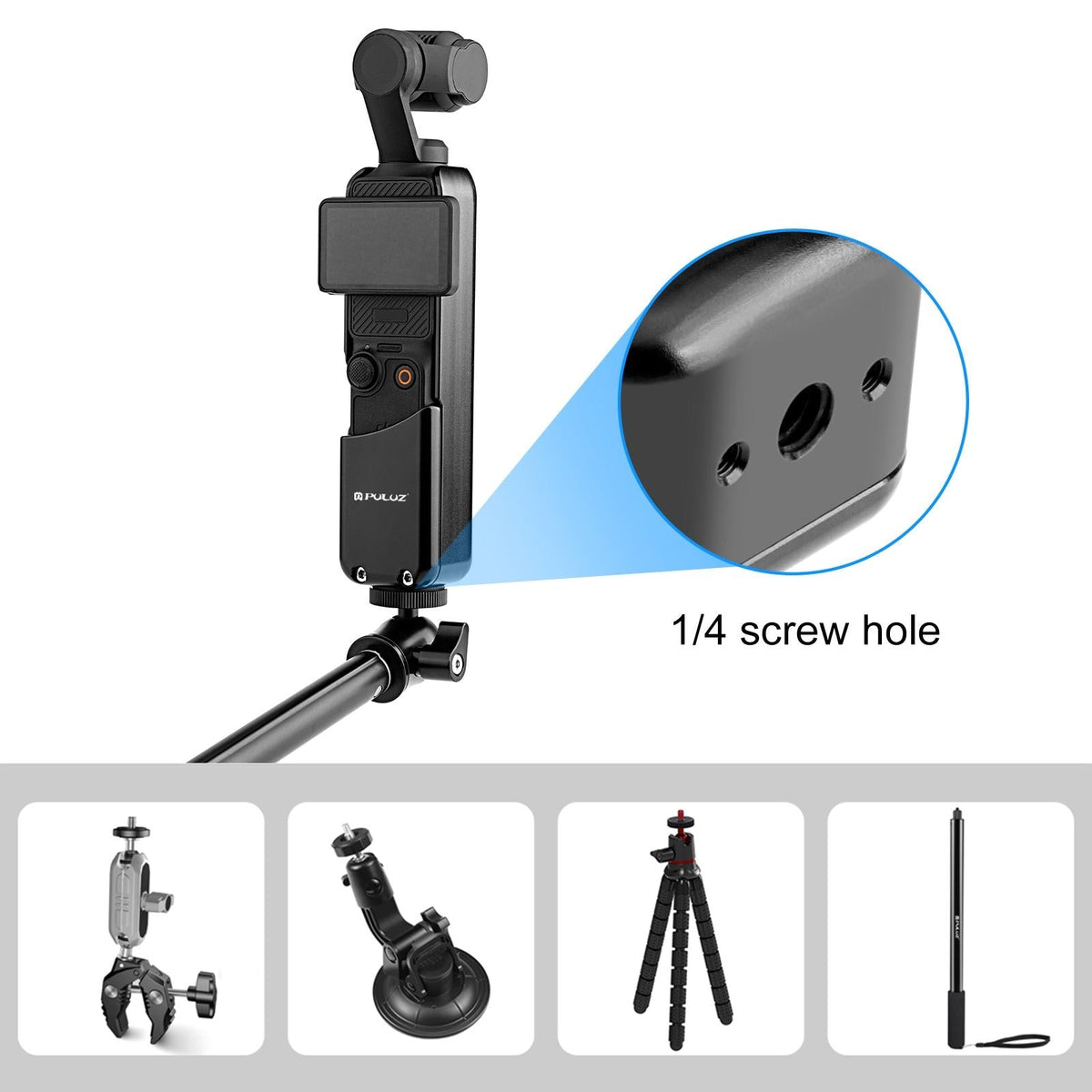 Metal Cage Adapter For Dji Pocket 3 - Protect Your Device-1922443416529145860