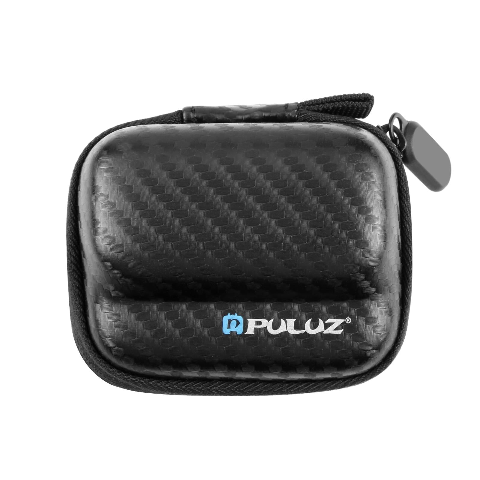 Portable Carbon Fiber Eva Storage Bag For Insta360 Go 3 / 3S Mini Body - Black-1915196754316365825