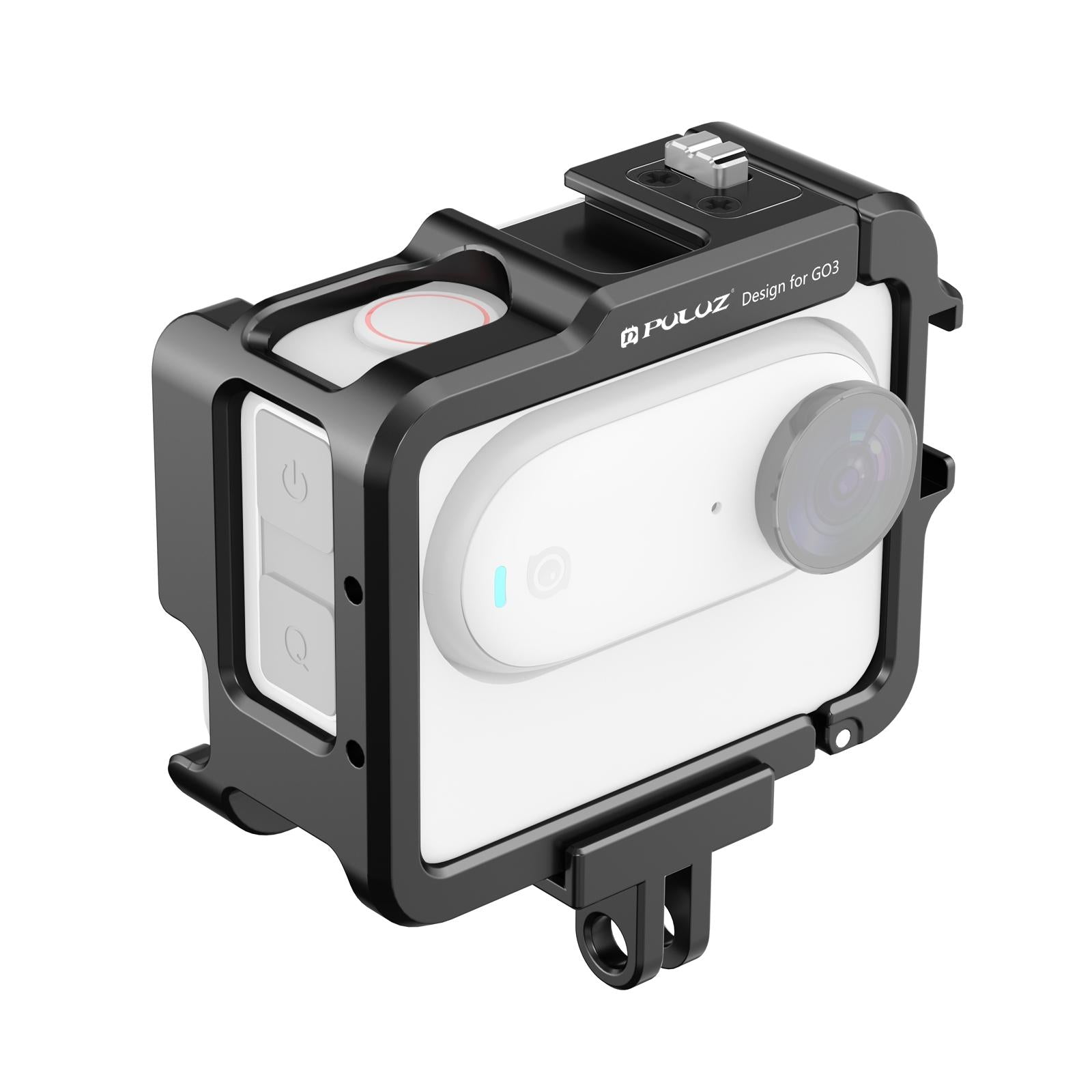 Aluminum Alloy Protective Frame For Insta360 Go 3 Camera With Battery Case-1915196708355182592