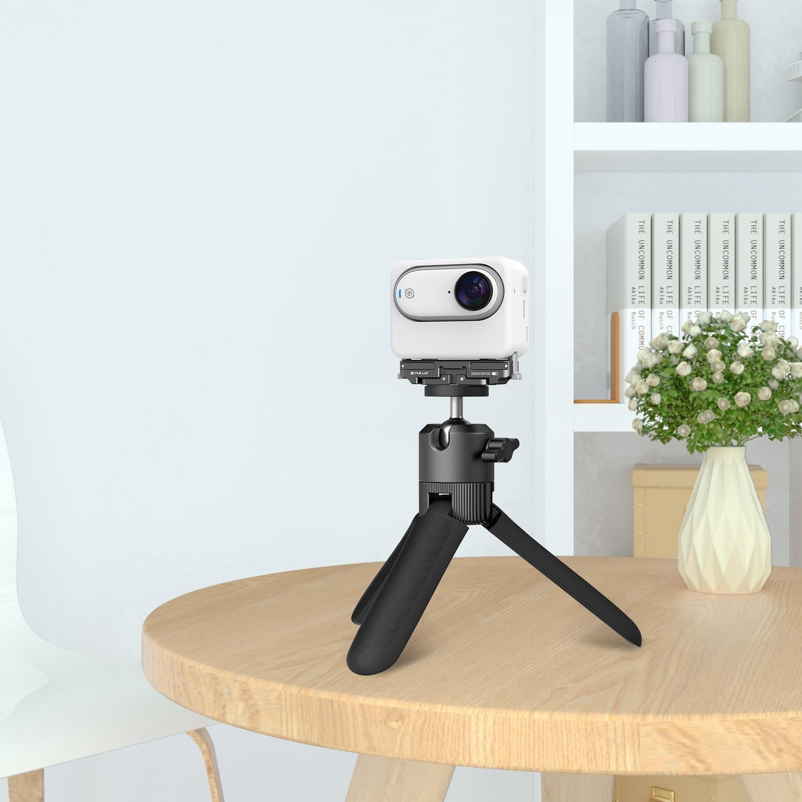 Aluminum Alloy Quick Release Base For Insta360 Go3 - Magnetic Mount-1915196724276760584