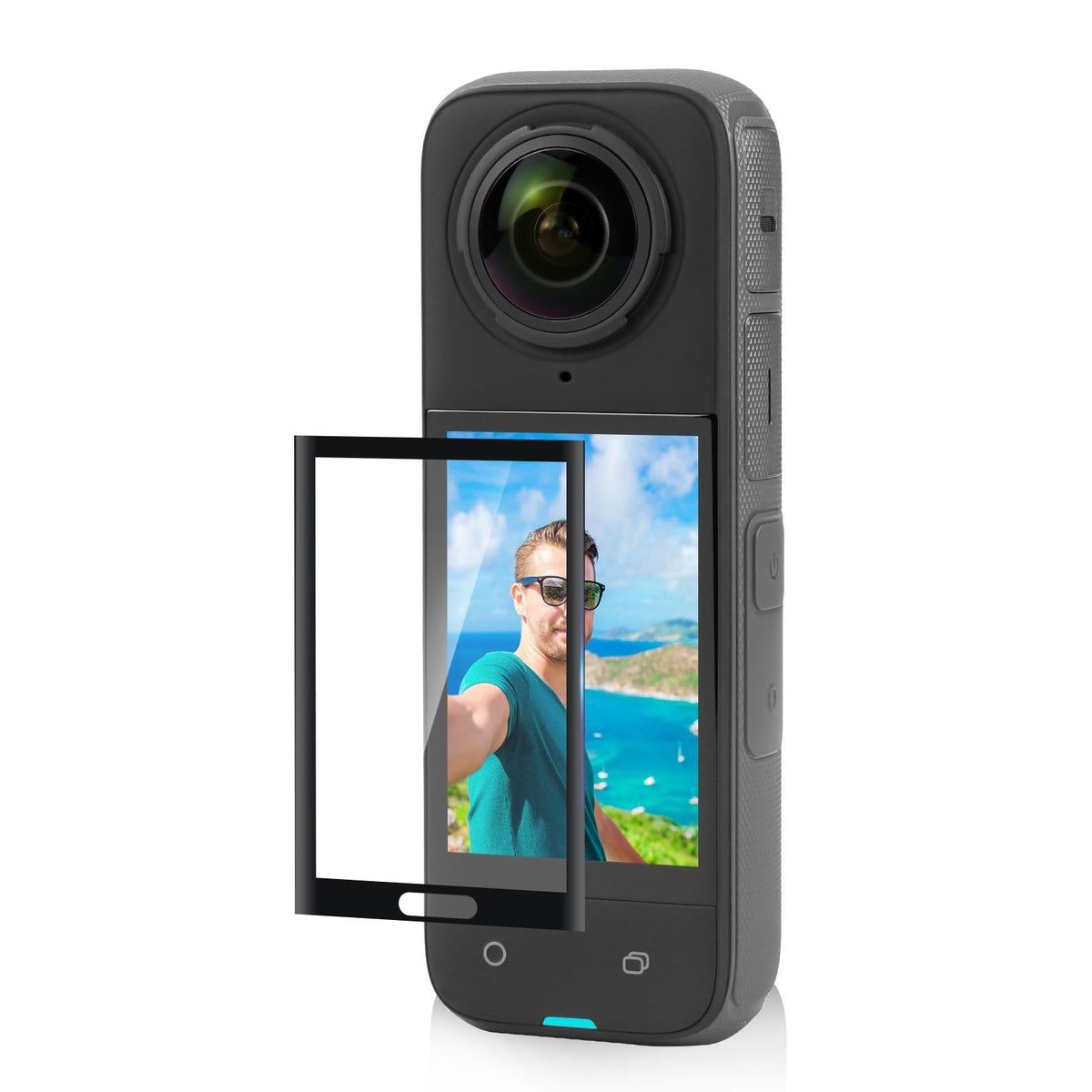 Curved Hd Tempered Glass Screen Protector For Insta360 X4 - 9H 2.5D-1915196606530064385