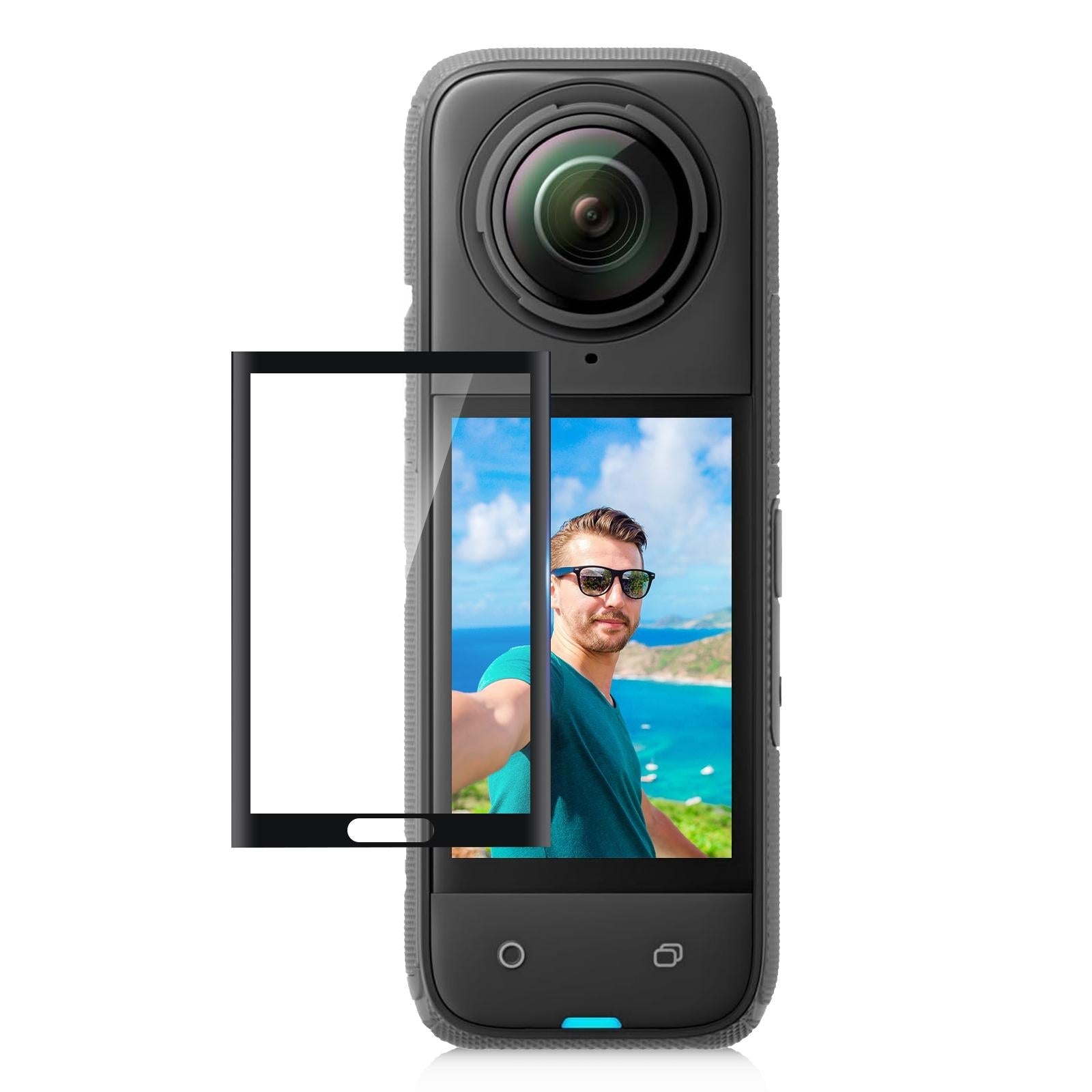 Curved Hd Tempered Glass Screen Protector For Insta360 X4 - 9H 2.5D-1915196606530064391