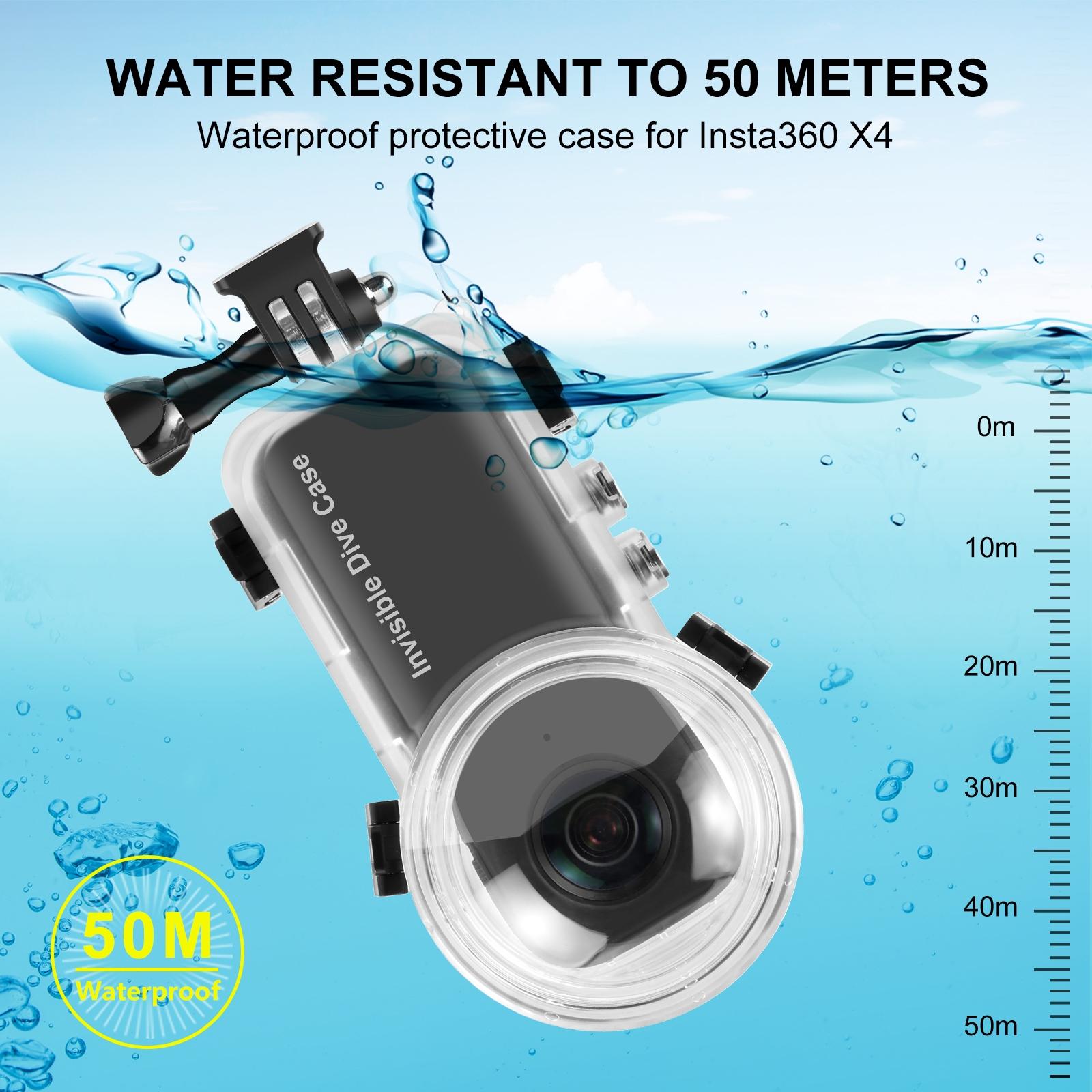 Waterproof Sealed For Insta360 X4 - 50M Depth-1915196607960322052