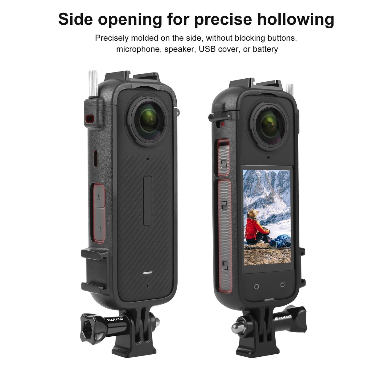 Insta360 X4 Cold Shoe Frame With Adapter And Screw-1922443410610982915