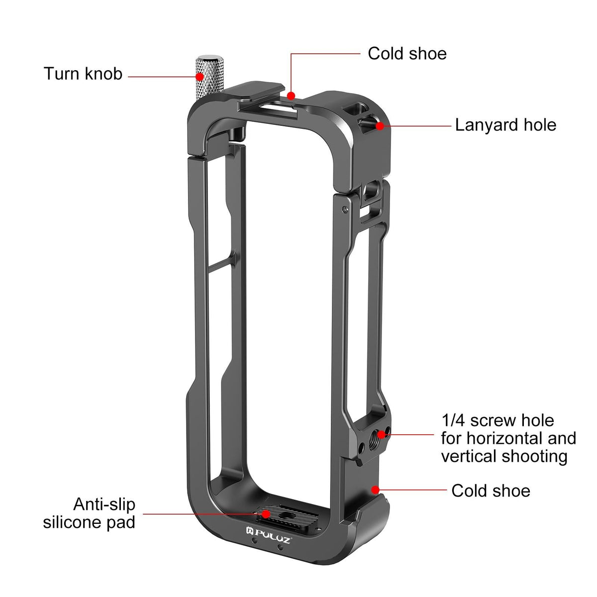 X4 Rig Housing Frame With Lens Cover For Insta360-1915196710309728262