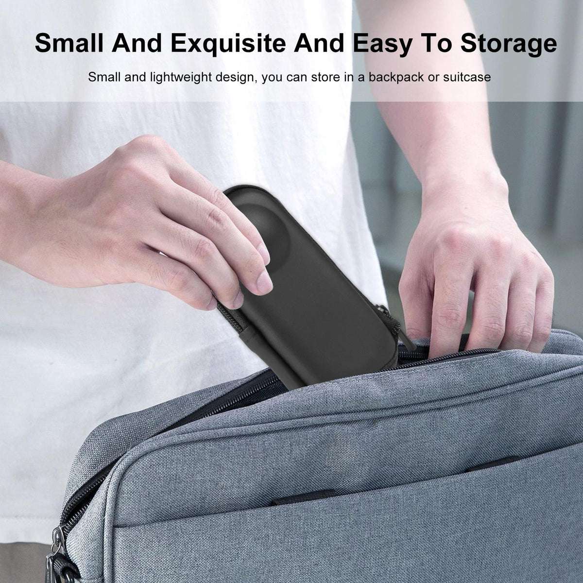 Portable Storage Bag For Insta360 X4 Puluz Camera - Black-1915196759928344581