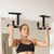 Everfit 2Pcs/Set Pull Up Bar Portable Foldable Dip Station Multi Gym 120kg Home Power Station Black