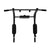Everfit Pull Up Bar Dip Station Multi Gym 150kg Home Power Station Black Red