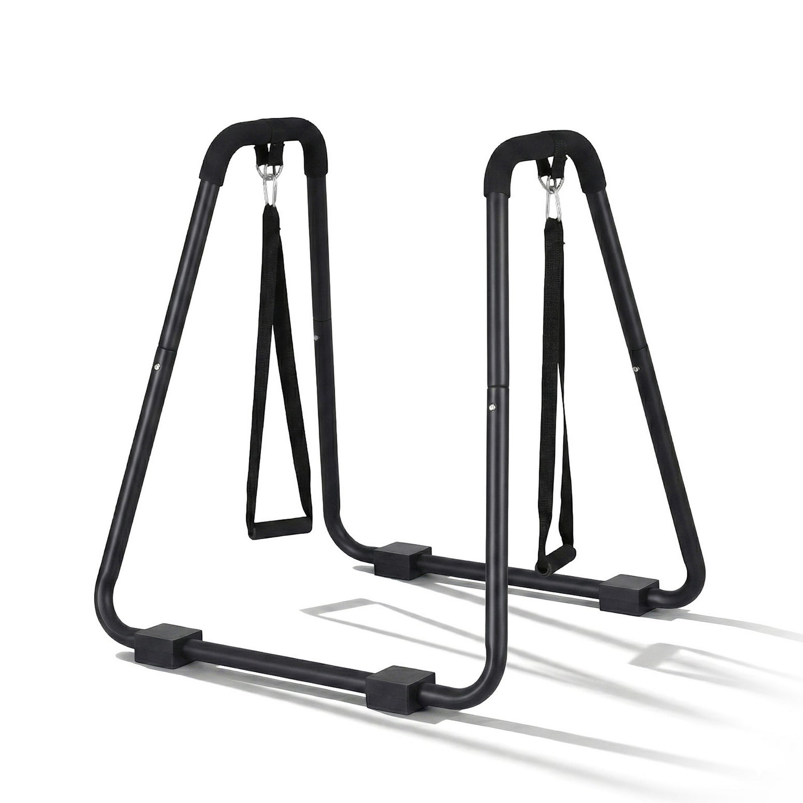 Everfit Dip Station Parallel Bars Heavy Duty Home Gym Stand Calisthenics Black