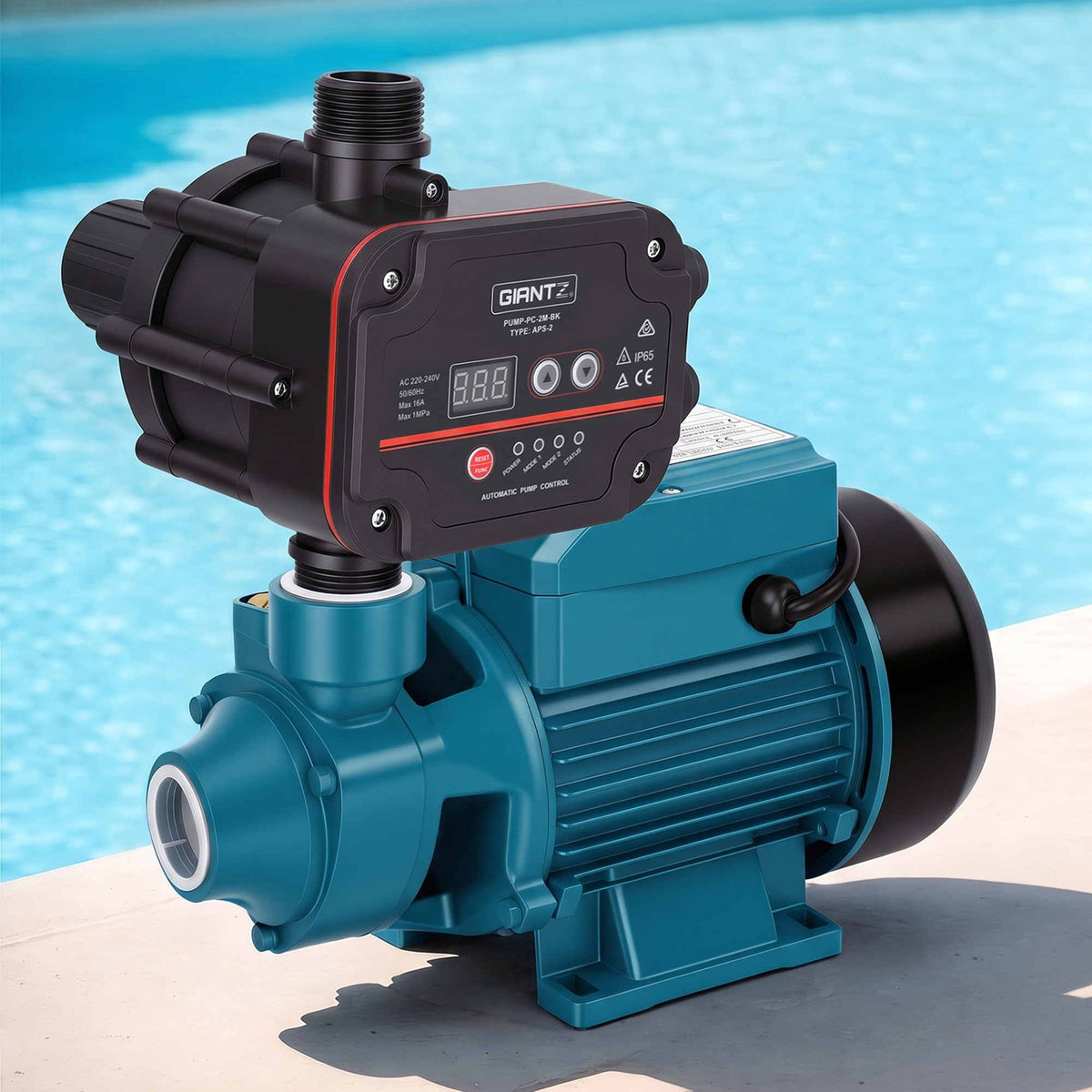 Giantz Peripheral Water Pump Auto Controller Booster Garden Irrigation 0.5HP
