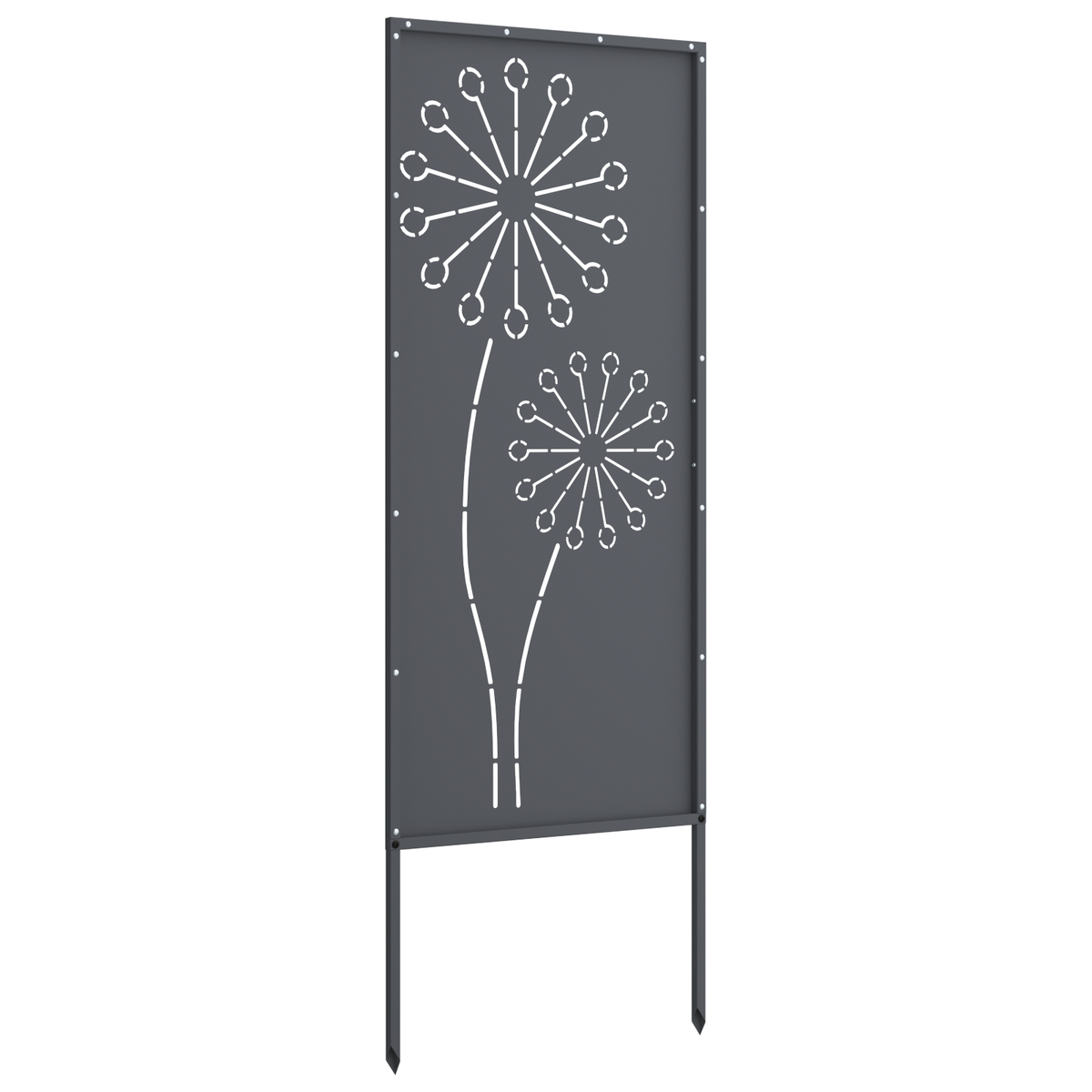 Garden Privacy Screen Anthracite 50 x 140 cm Cold-rolled steel