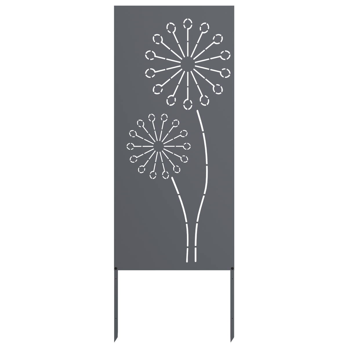 Garden Privacy Screen Anthracite 50 x 140 cm Cold-rolled steel