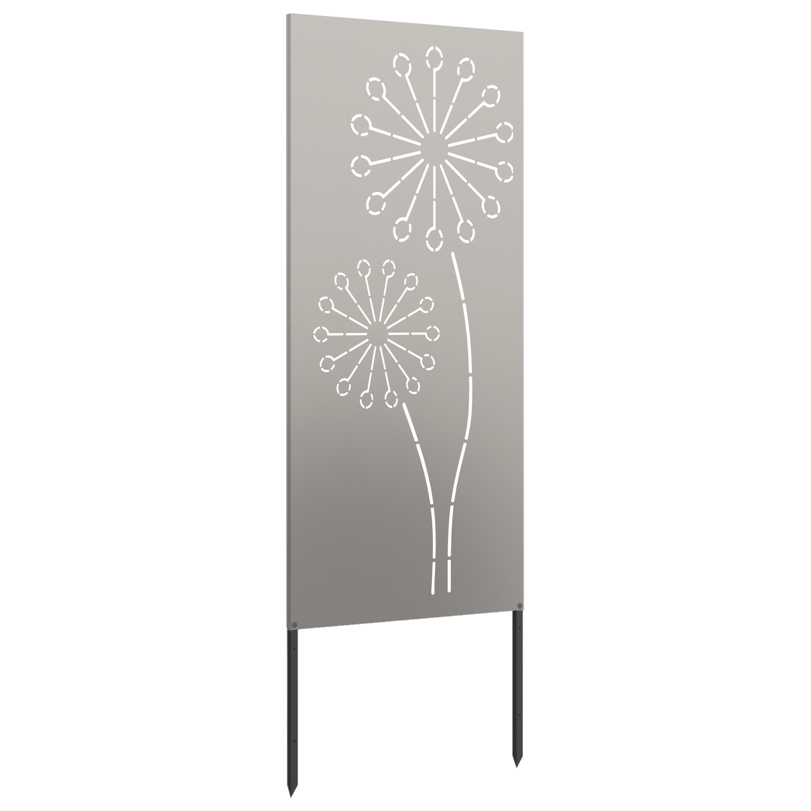 Garden Privacy Screen Rusty 50 x 140 cm Weathering Steel