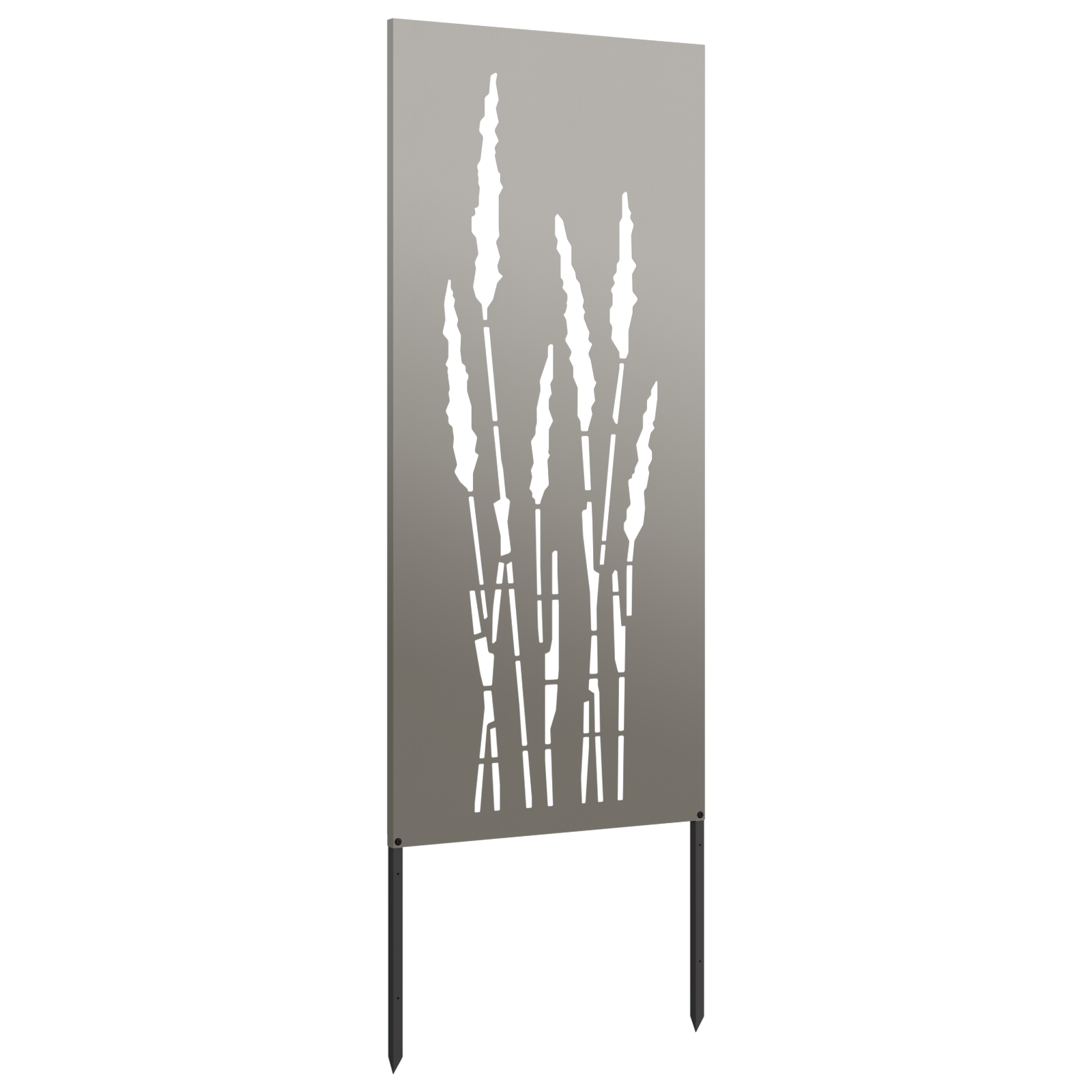Garden Privacy Screen Floral Rusty 50 x 140 cm Weathering Steel