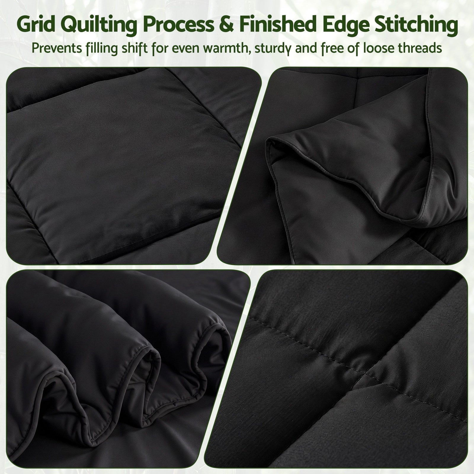 Giselle 200GSM Bamboo Microfibre Double Quilt Lightweight All Season Doona Duvet