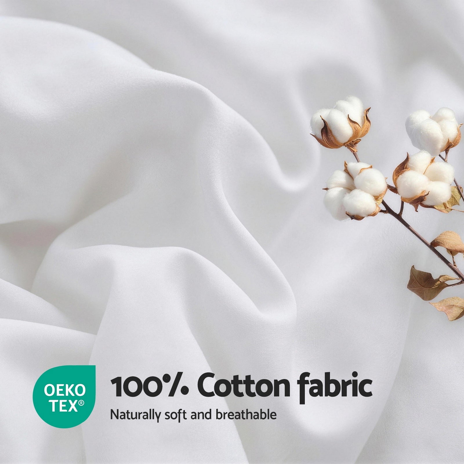 Giselle Bedding Wool Quilt 500GSM Thick Double Winter Doona Baffle Box Construction 100% Wool Filling