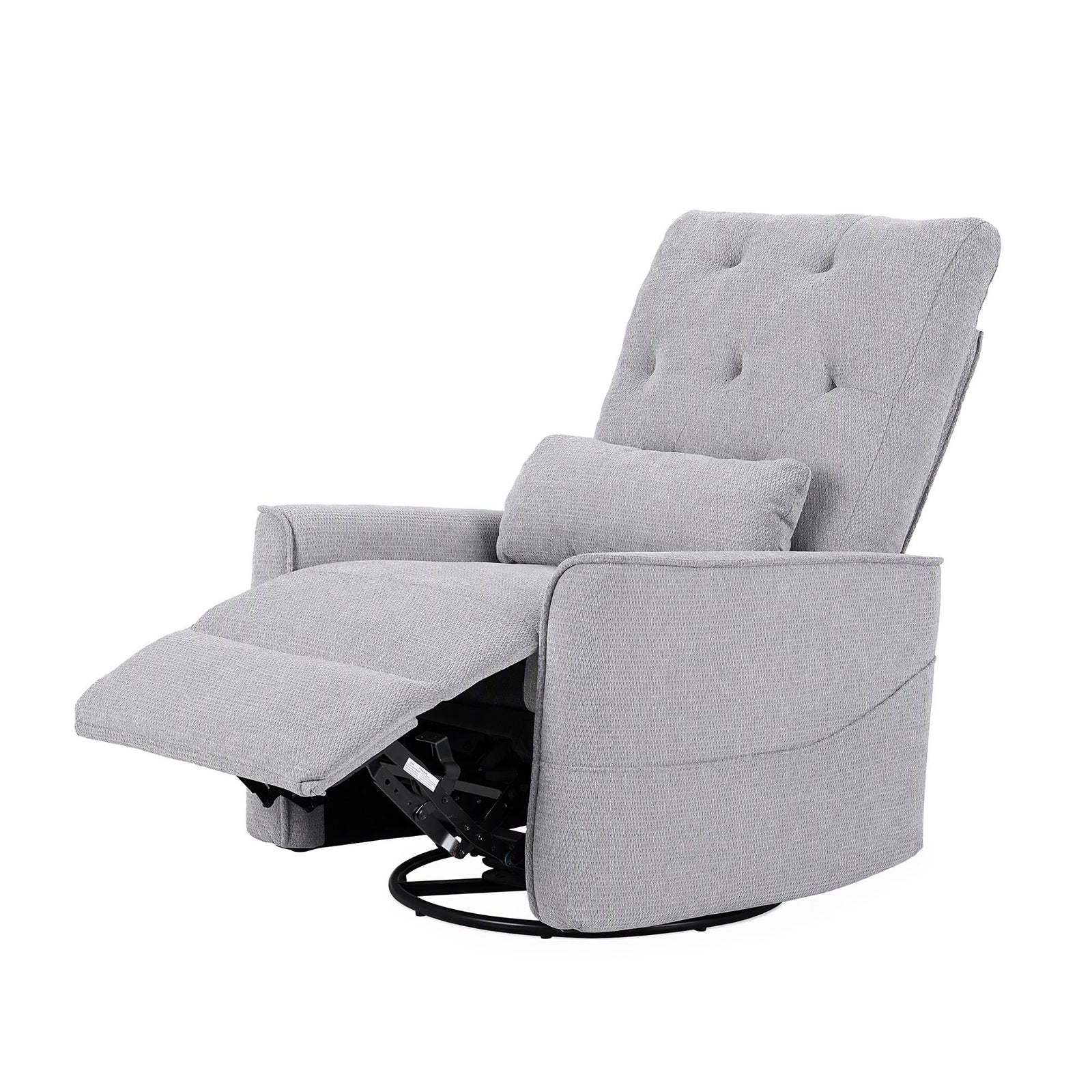 Artiss Electric Massage Recliner Chair with 270° Swivel & Heat, Grey