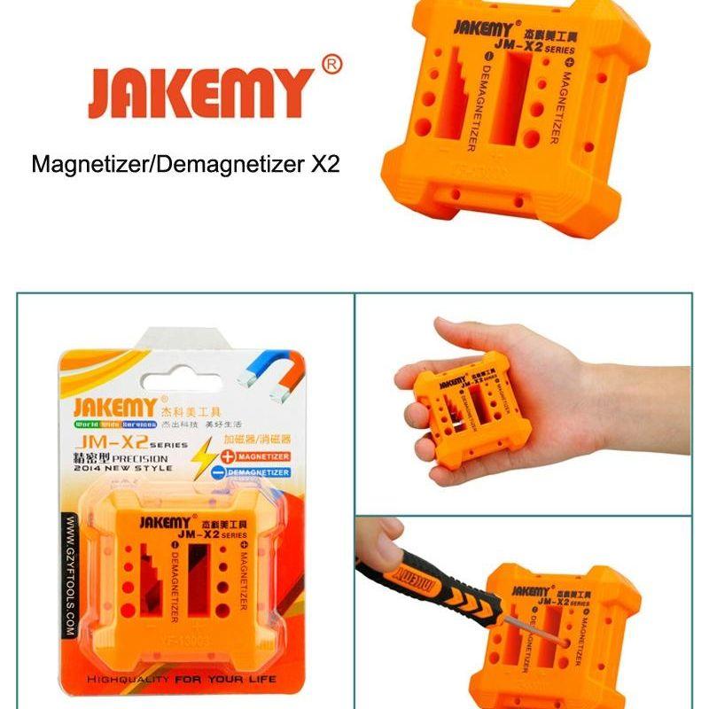 Medium-Sized Jakemy Magnetizer / Demagnetizer With Screwdriver Holes-1915197867828580356