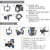 Large Handle Camera Cage & Matte Box Kit For Dslr / Video Camera-1915198432709054465