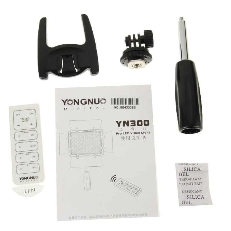 Pro Led Video Light For Dslr / Camcorder - 300 Leds - Black-1915197711313932295