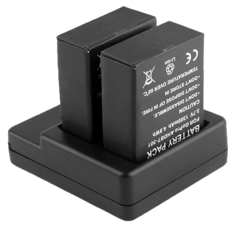 Gopro Hero 3 Battery Charger - Compatible With Ahdbt 301 / 302-1915197765676306433