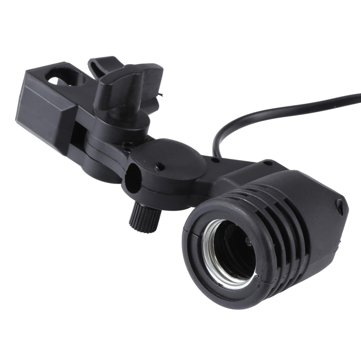 Studio Light Mount Stand With E27 Ac Socket And Umbrella Holder In Black-1915197878926708737
