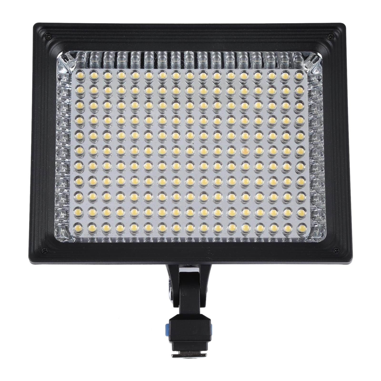 187 Led Video Light With Battery Soft Sheets And Yellow Filter For Camera / Camcorder-1964932224159715329