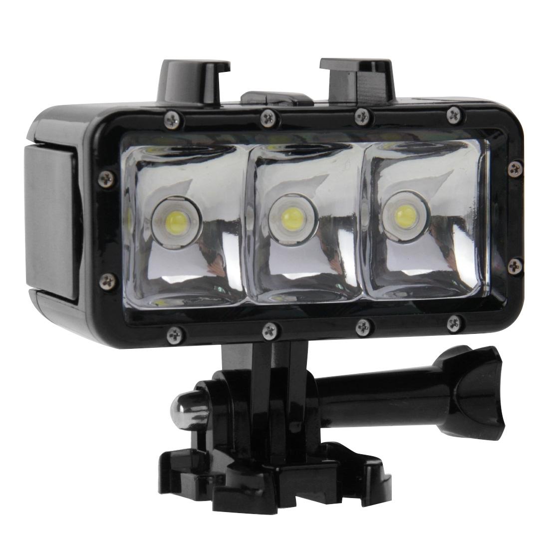 Waterproof Video Light For Action Cameras - 3 Modes-1915197073507094532