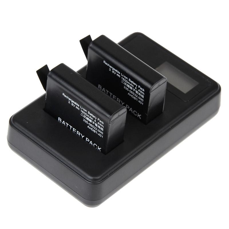 Gopro Hero4 Charger With Dual Batteries And Lcd Screen-1915197901458509828