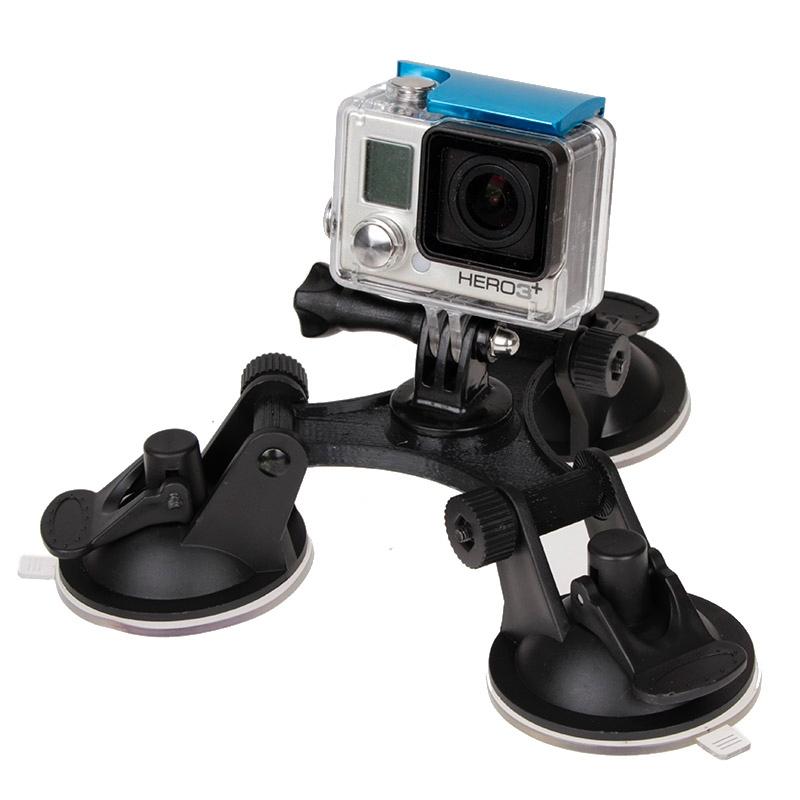 Triangle Suction Cup Mount For Gopro With Hex Screwdriver-1915197687838412804