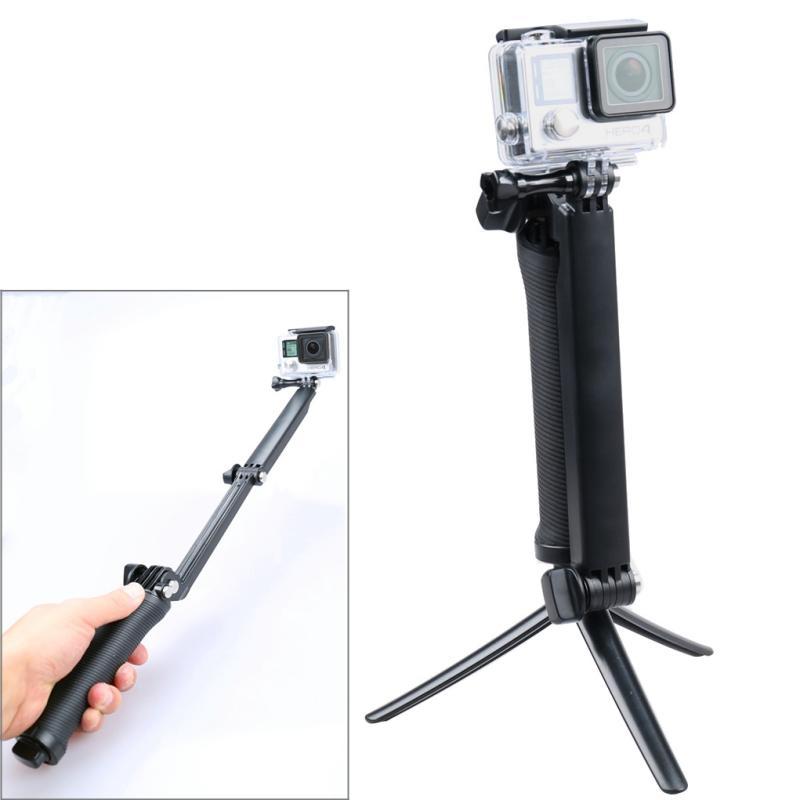 Extendable Monopod Tripod For Action Cameras - 3 Way Multi Function-1915198235325108232