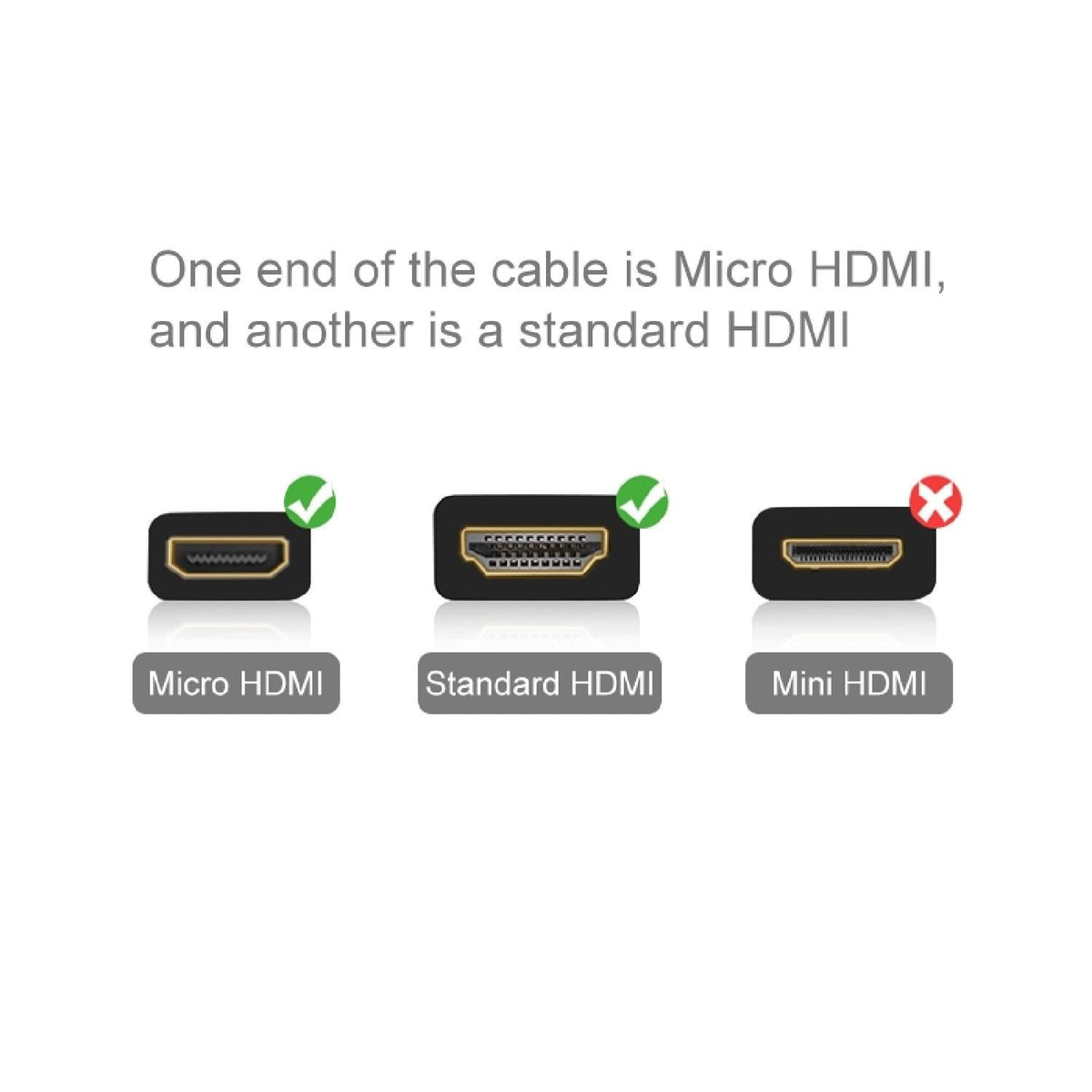 Full Hd 1080P Micro Hdmi Cable For Xiaomi Xiaoyi - 1.5M-1915197215383621636