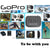 Portable Waterproof Travel Case For Action Cameras - Shockproof Fits Gopro Insta360 Dji - 22X16X7Cm-1922443395704426505