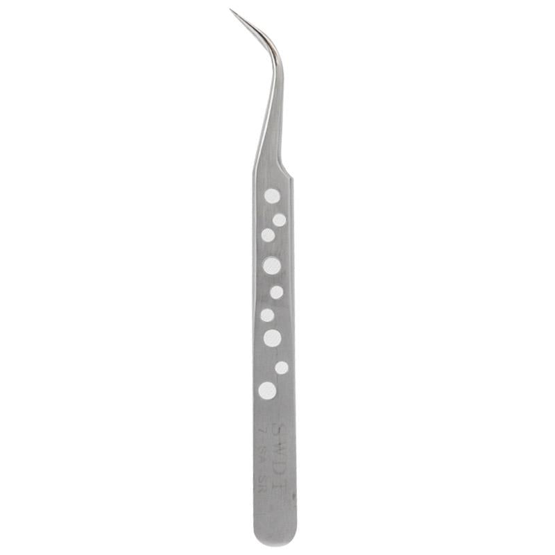 Curved Steel Tweezers - High Hardness Anti-Magnetic Anti-Acid-1915196980666175491
