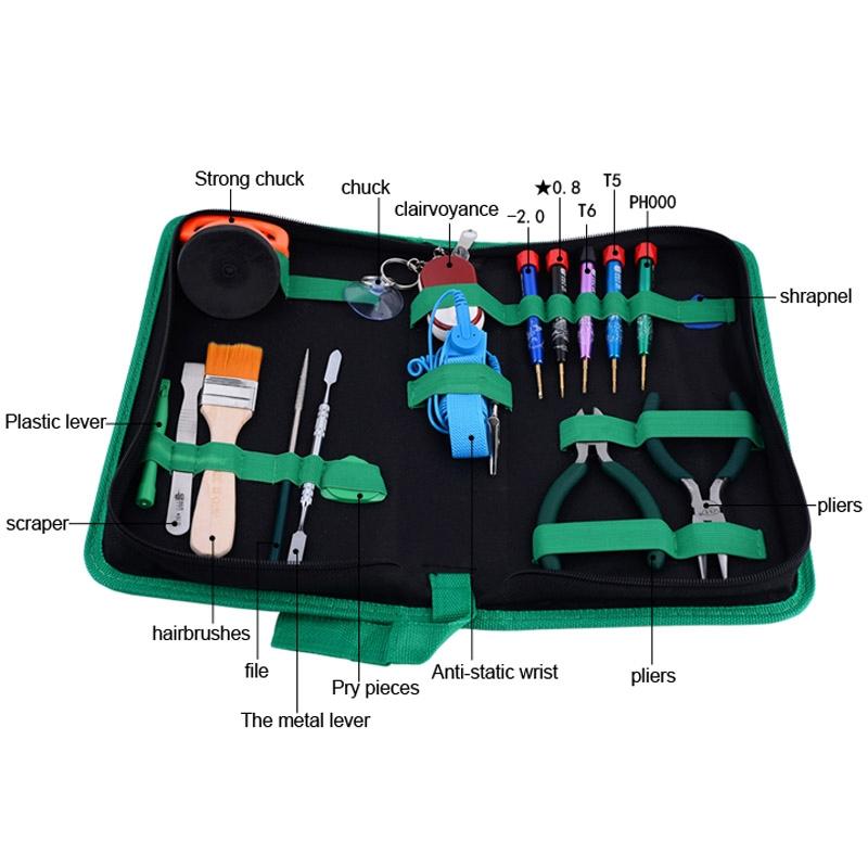 17-In-1 Professional Repair Tool Set For Mobile And Laptop-1915197670658543617