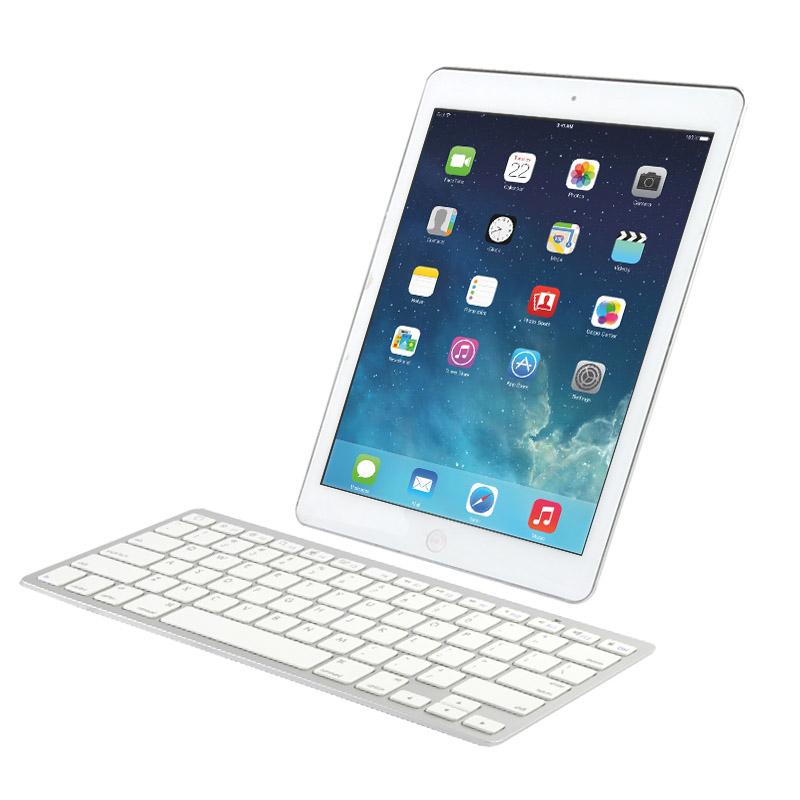 Ultra-Thin Bluetooth Keyboard For Ipad Air / Mini Iphone Ps3 - White-1915197632926584838