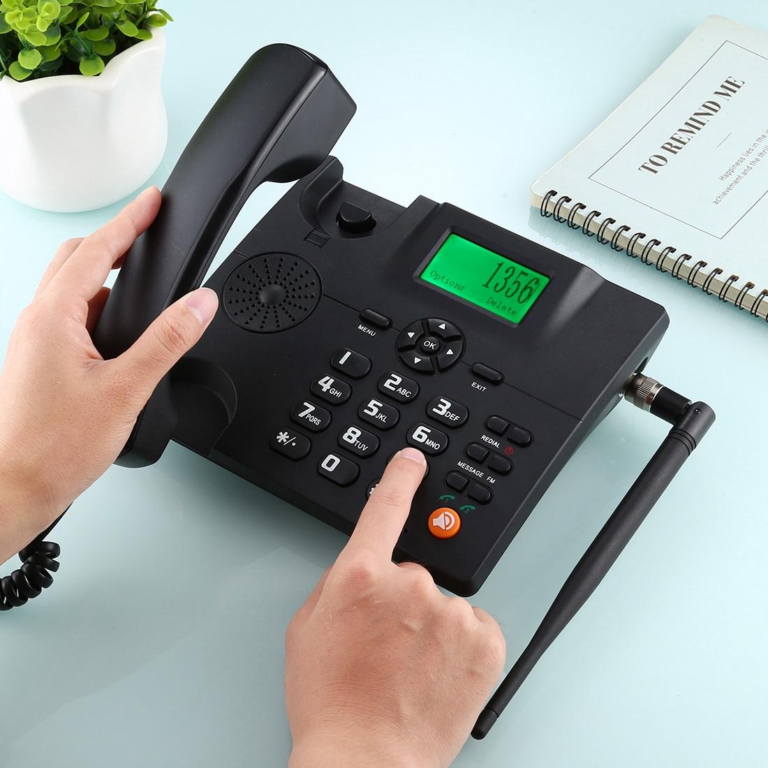 Zt600S Fixed Wireless Gsm Business Phone With 2.4 Tft Screen - Black-1915197637242523650