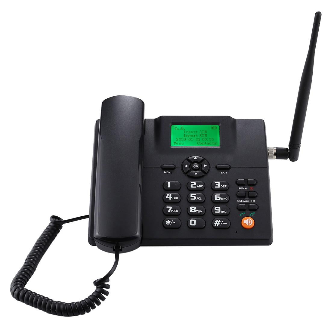 Zt600S Fixed Wireless Gsm Business Phone With 2.4 Tft Screen - Black-1915197637242523648
