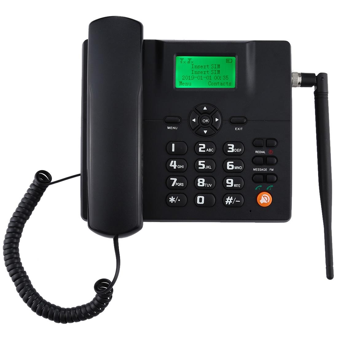 Zt600S Fixed Wireless Gsm Business Phone With 2.4 Tft Screen - Black-1915197637242523652