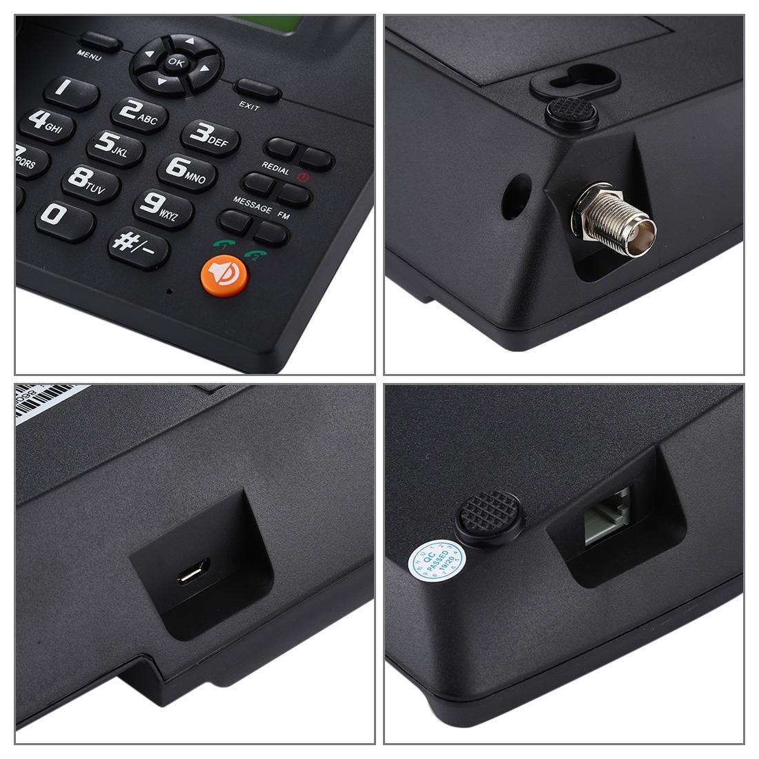 Zt600S Fixed Wireless Gsm Business Phone With 2.4 Tft Screen - Black-1915197637242523654
