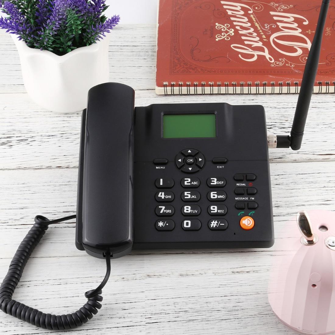 Zt600S Fixed Wireless Gsm Business Phone With 2.4 Tft Screen - Black-1915197637242523657
