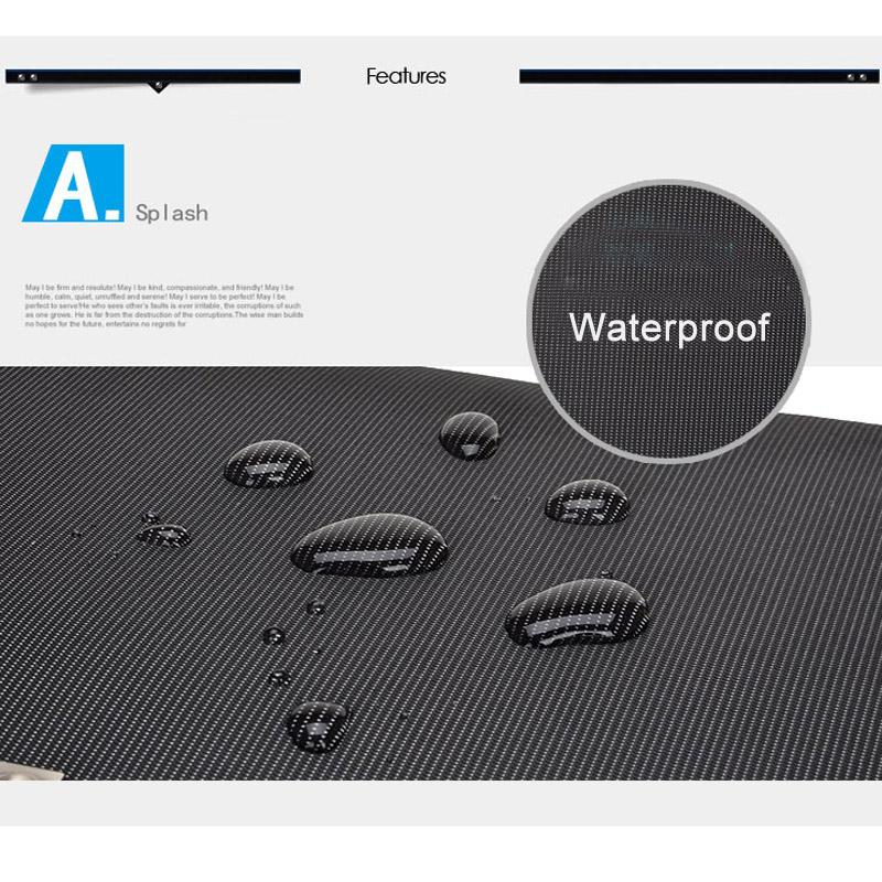 Waterproof Nylon Laptop Bag - 15.6 Inch One Shoulder Portable - Black-1915197878360477705