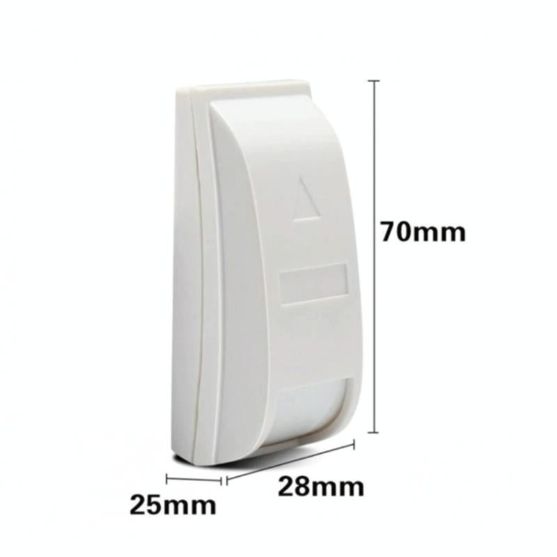 White Wired Pir Motion Detector For Curtains-1915197586487250945